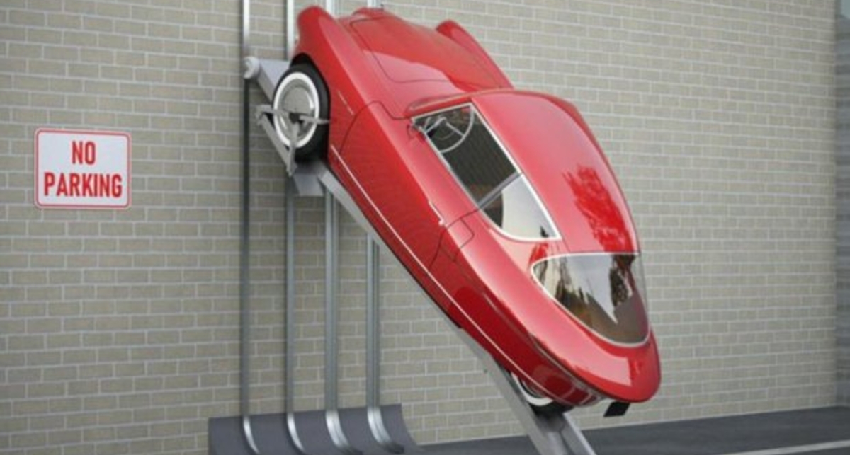 Авто Человека-Паука: эстонский трехколесный электрокар можно парковать на стене