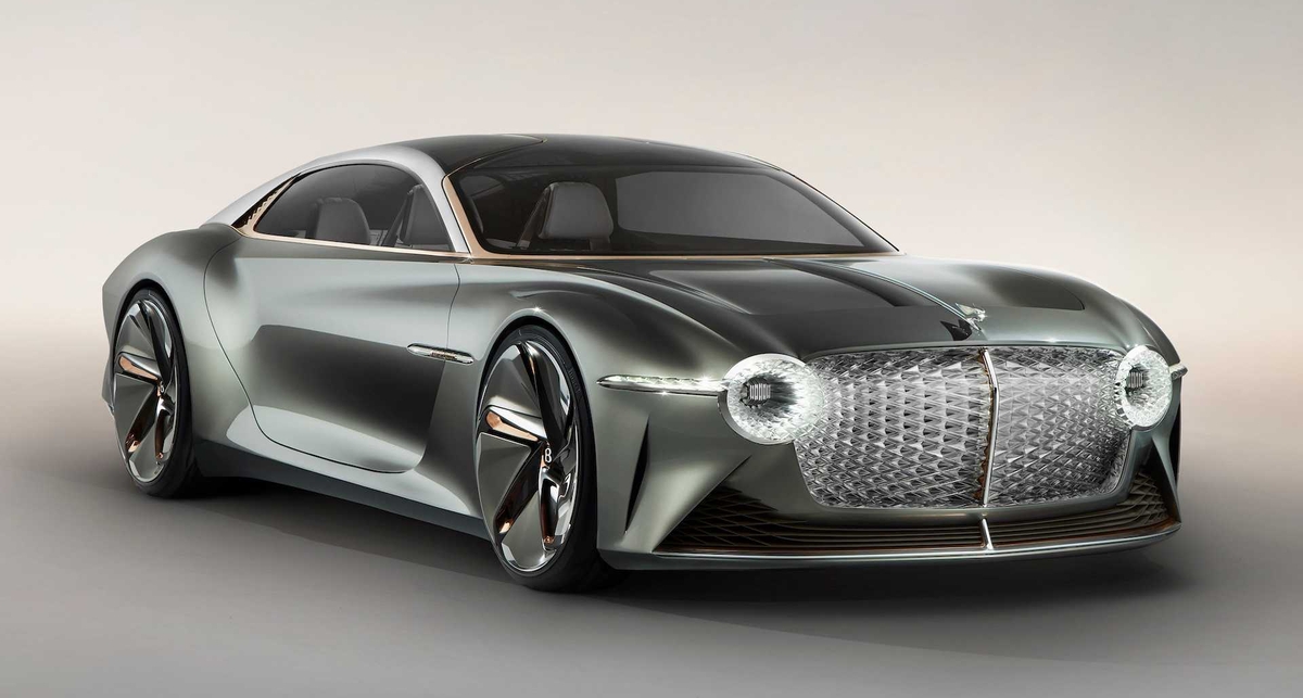 Автомобиль будущего: Bentley представил футуристичный кабриолет