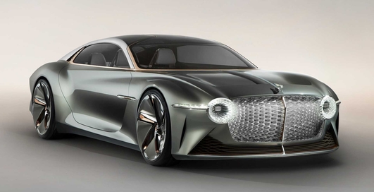 Автомобиль будущего: Bentley представил футуристичный кабриолет