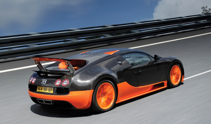 3 место: Bugatti Veyron Super Sport – 431 км/ч