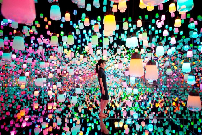 Музей цифрового искусства Токио, Япония. 
