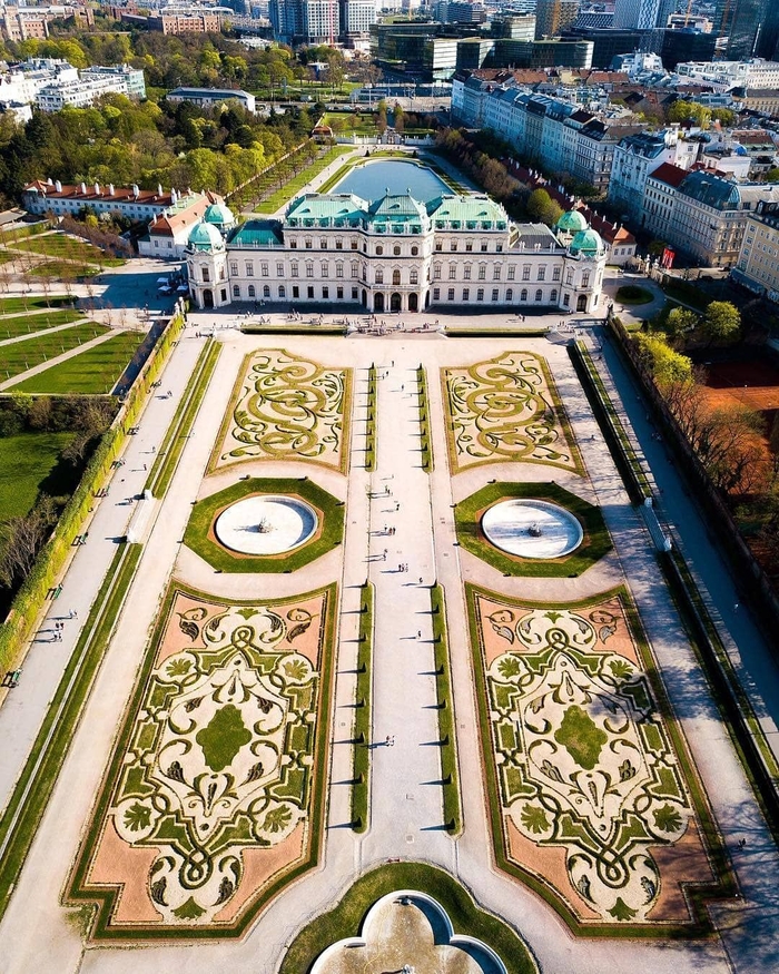 Парк дворца Бельведер, Вена