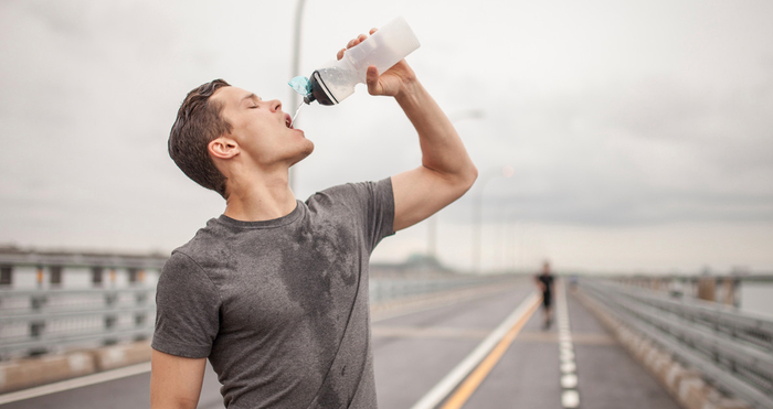 «Здоровое утро» = выпить воды, затем тренировка