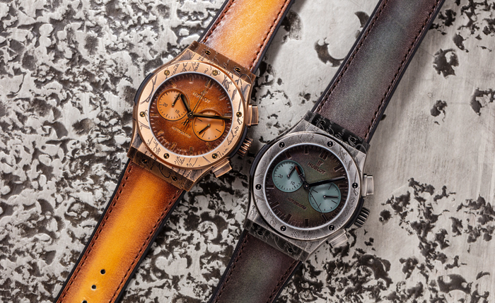 Classic Fusion Chronograph Berluti — наручные часы с вечными ремешком и механизмом