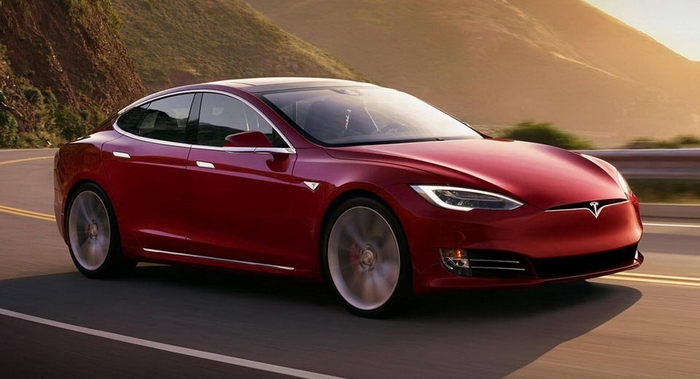 Tesla Model S P100D — один из символов будущего автомобилестроения и технологичности