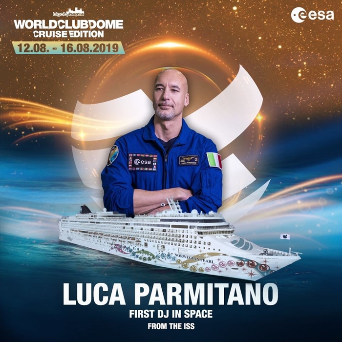 Лука Пармитано провел вечеринку в качестве диджея прямо с орбиты