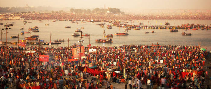 Фестиваль Кумбха-Мела в Индии. Год 2013