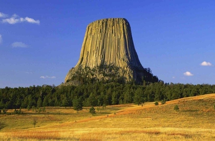Башня Дьявола, США. Возраст -  не менее 200 млн лет
