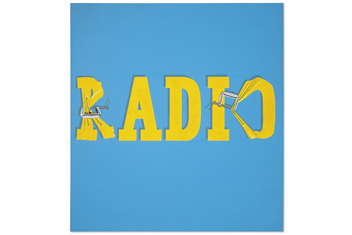 Эд Рушей. композиция «Разрушая слово «радио» #2», $52,5 млн.