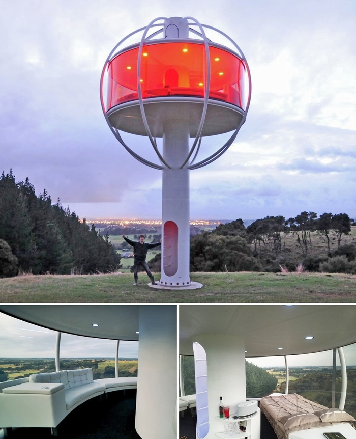 Дом с обзорностью 360 градусов в Новой Зеландии