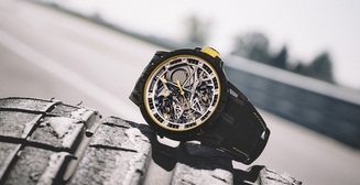 Вдохновлённые Lamborghini: часы-скелетоны Excalibur для настоящих фанатов скорости