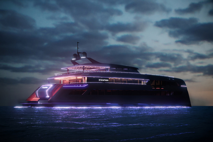 49M Sunreef Power — супер-яхта с кинотеатром и клубом