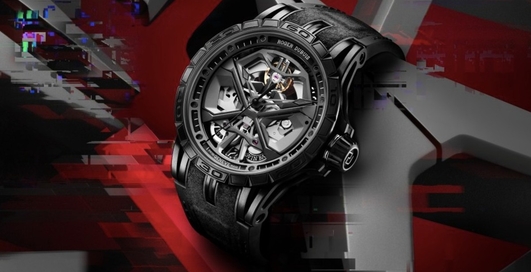 Ураганный дизайн: идеально черные часы Excalibur Huracán от Roger Dubuis