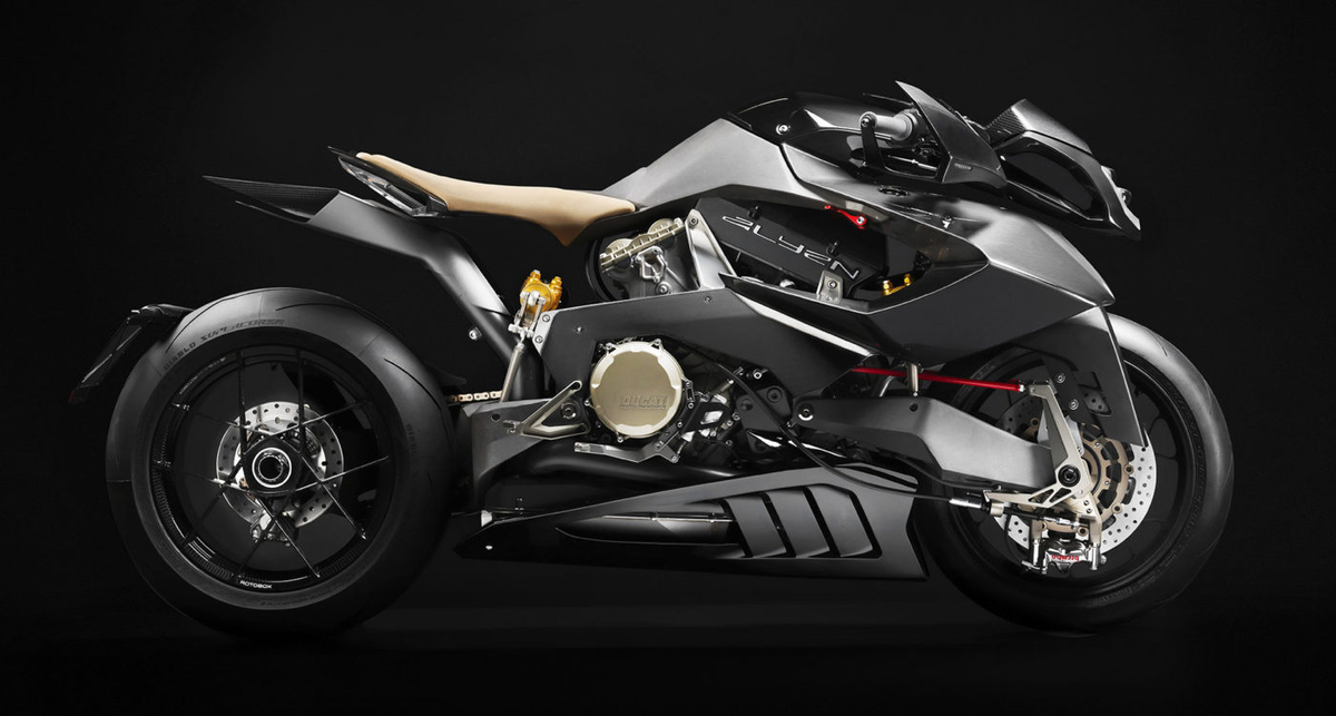 Ducati Vyrus Alyen: 202-сильный концептуальный мотоцикл в духе 