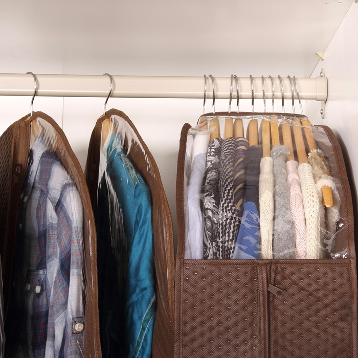 Как организовать хранение в шкафу с одеждой