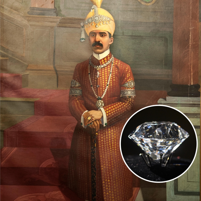 Осман Али Хан, последний низам княжества Хайдарабад и его алмазное пресс-папье