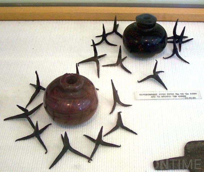 Ручные гранаты. Впервые применялись в Византии в X-XII веках