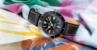 В борьбе против коронавируса: часы Breitling Rainbow Superocean Heritage '57