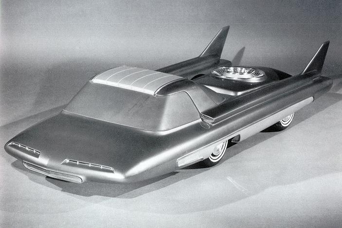 Вторая версия Ford Nucleon с дизайнерскими крыльями