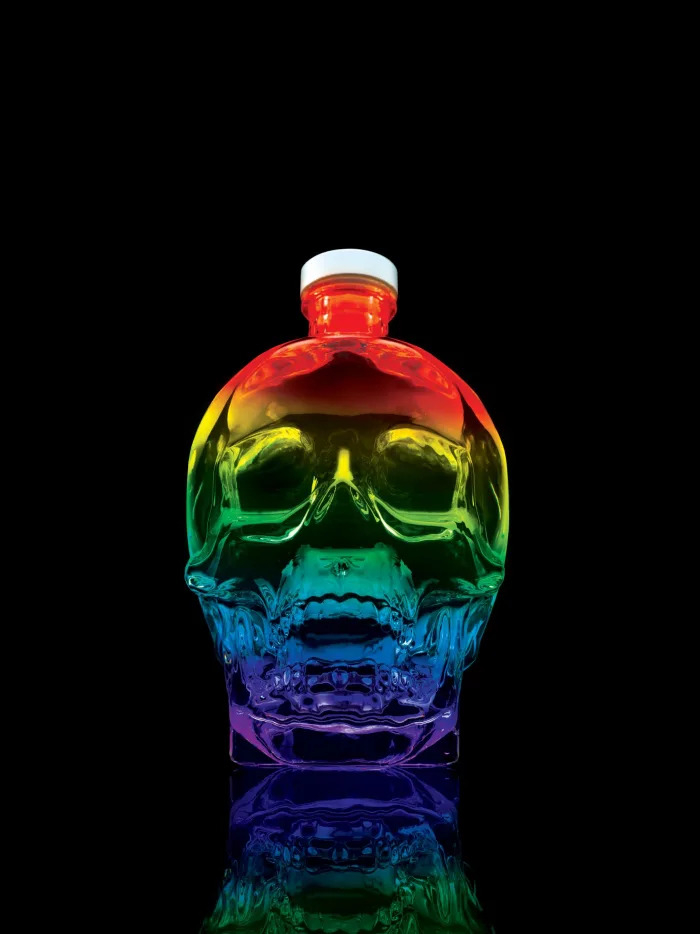 Crystal Head Vodka Pride Bottle — $50