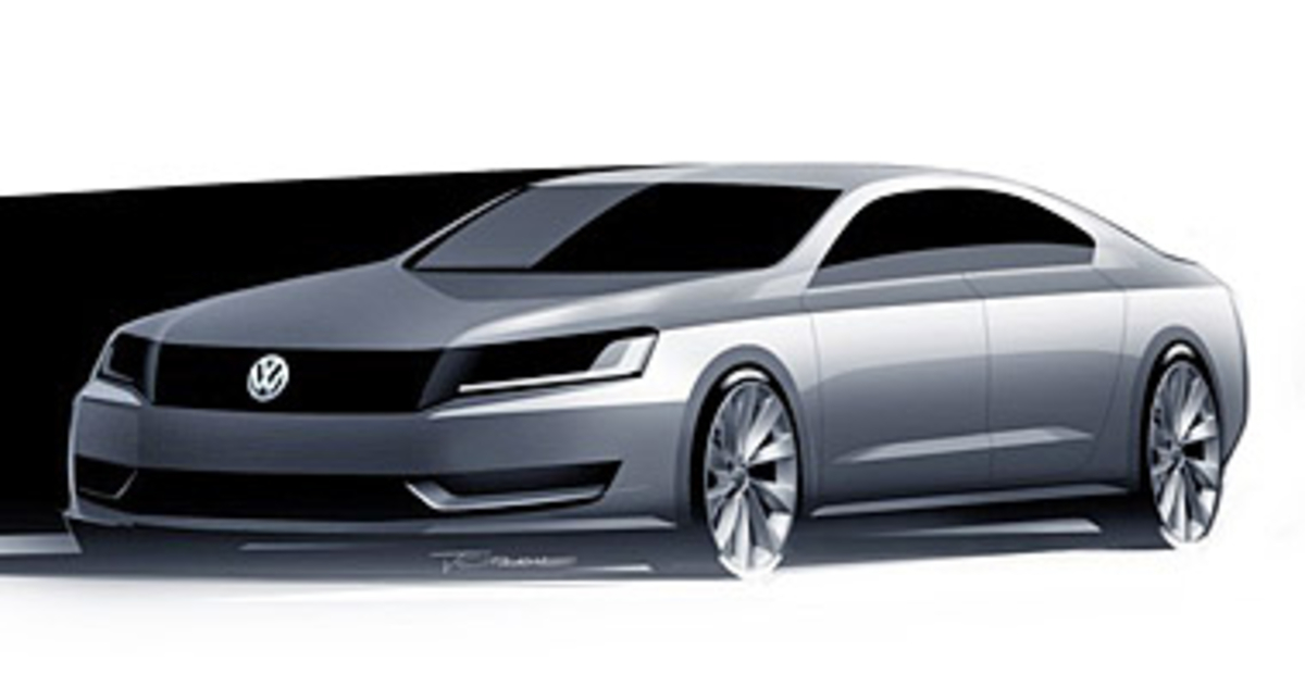 Новый седан Volkswagen станет гибридом