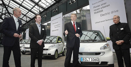 Электрический Smart ForTwo поступил в продажу