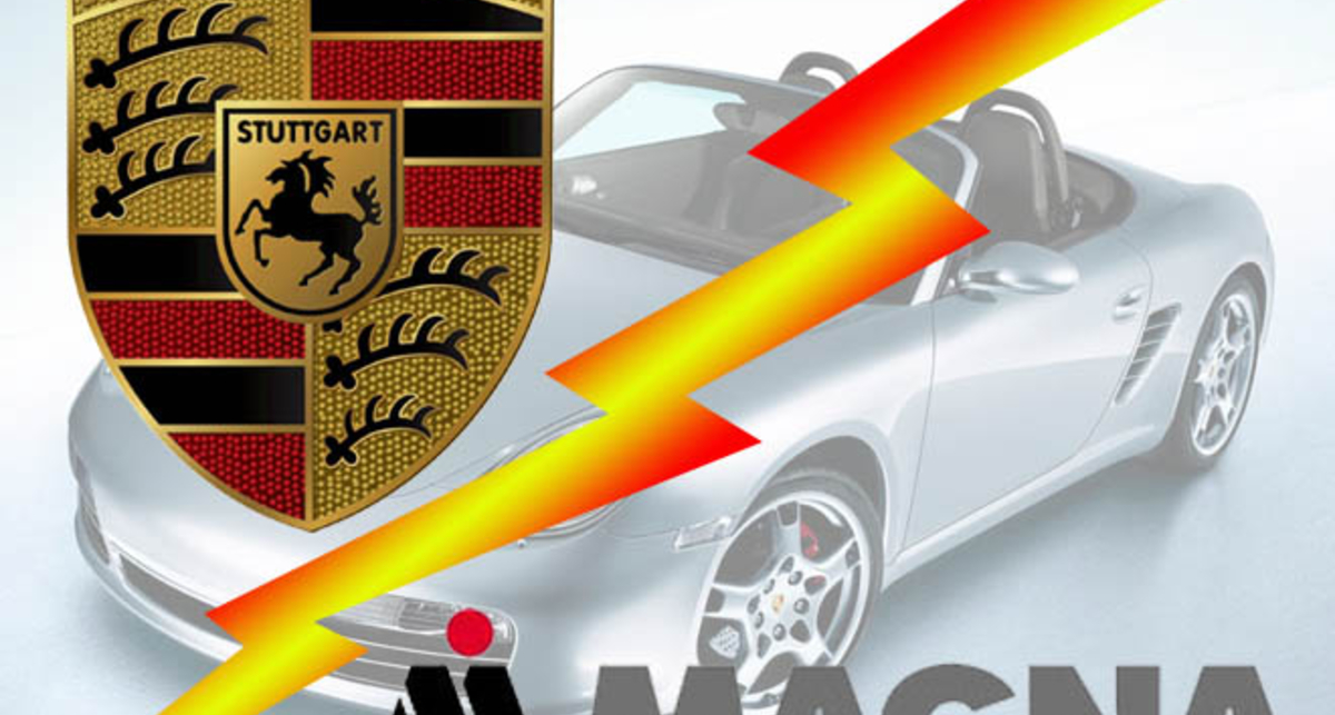Porsche отказалась от сотрудничества с Magna