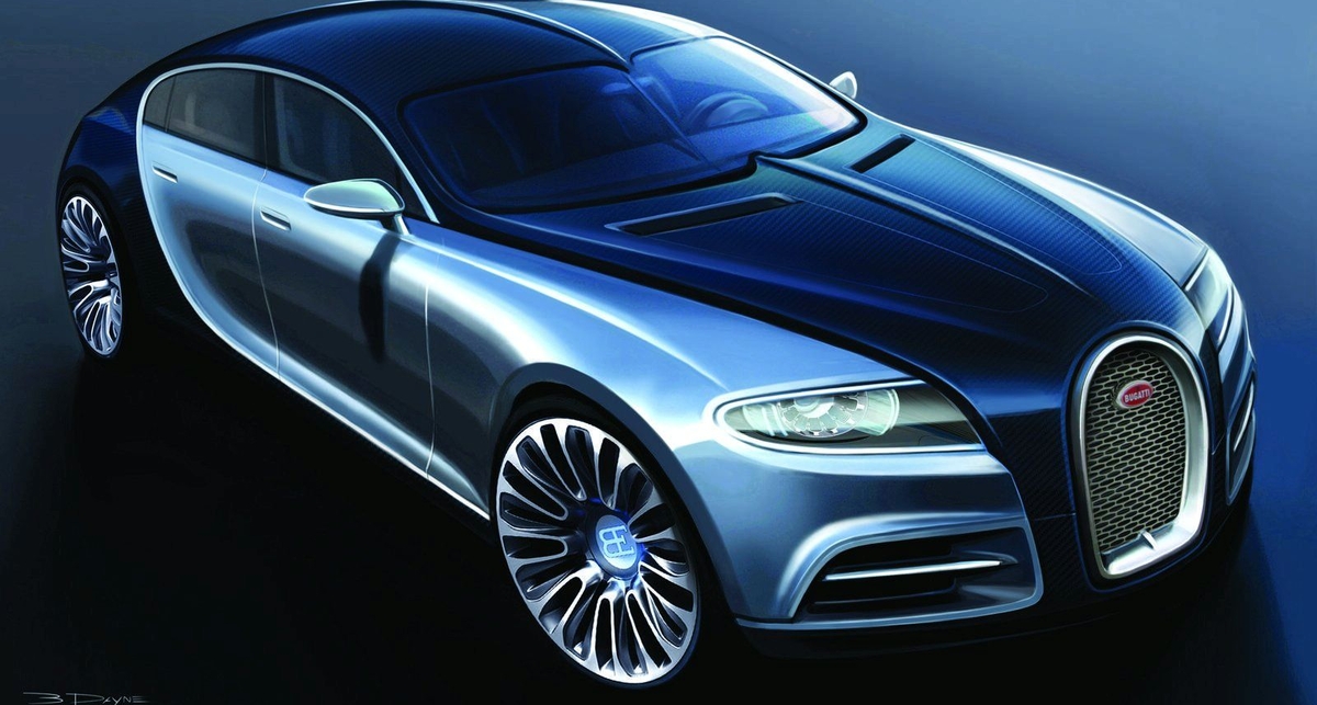 Bugatti готовит 800-сильный электрокар