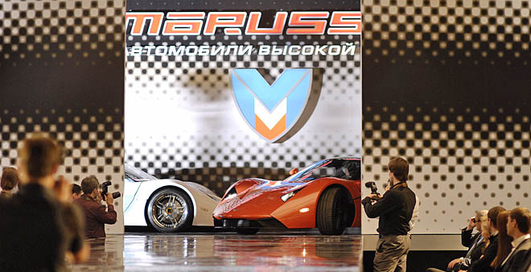 Российский суперкар Marussia прошел краш-тест (видео)