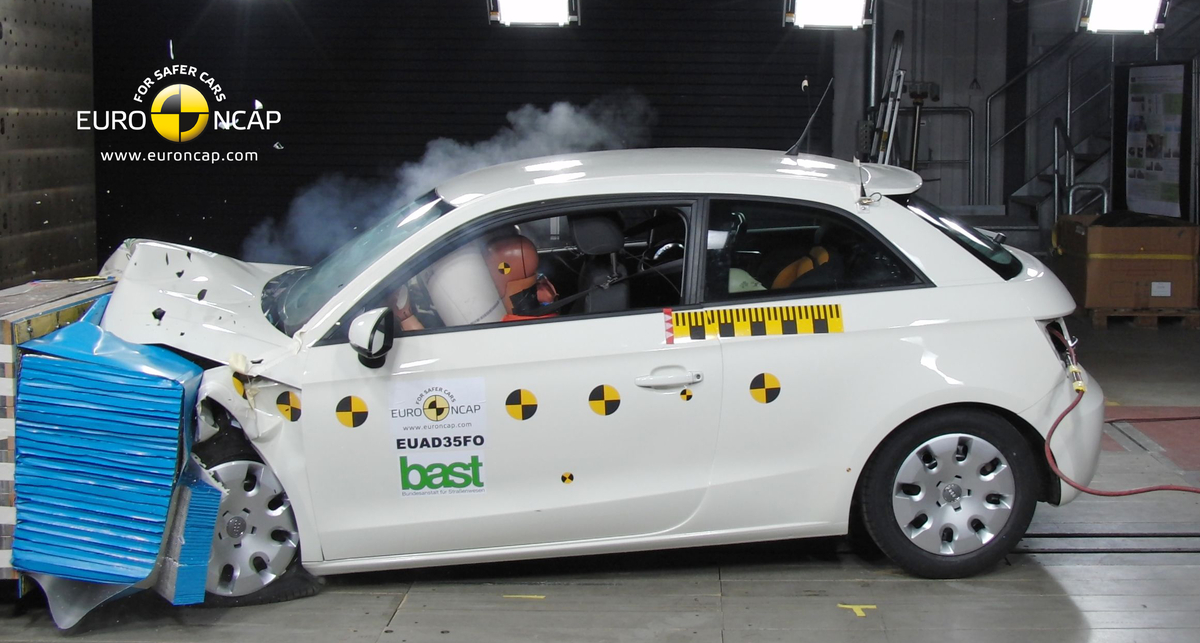 Самую маленькую Audi проверили на прочность