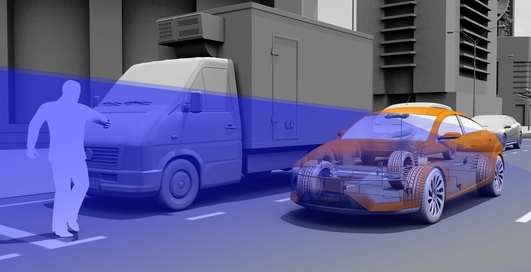 Машины научат тормозить перед пешеходами