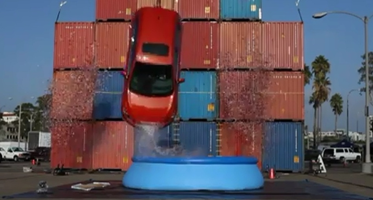 Chevrolet Aveo полетал на 