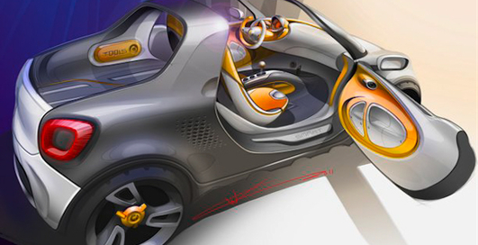 Smart покажет в Детройте свой первый пикап (фото)