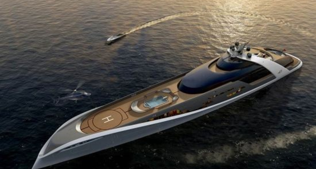 Суперяхта 7CS от автомонстров