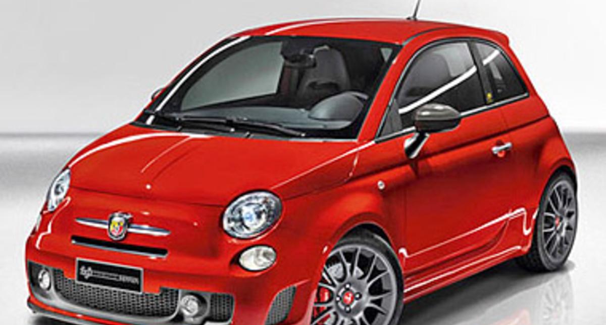 Fiat 500 тюнингованный Ferrari
