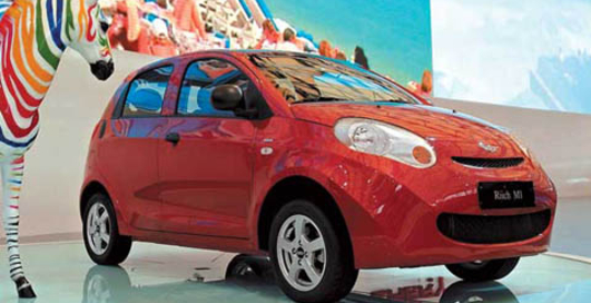 Chery покажет на Столичном автошоу свой первый электромобиль