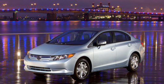 Газовая Honda Civic признана "Самым зеленым автомобилем"