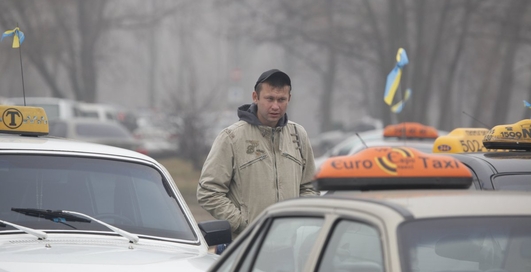 В Киеве появился заботливый таксист