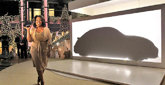Опра презентовала своим гостям 275 несуществующих машин