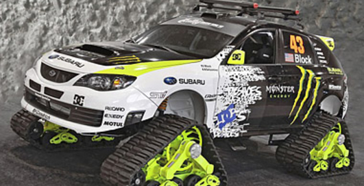 Из Subaru Impreza WRX сделали снегоход