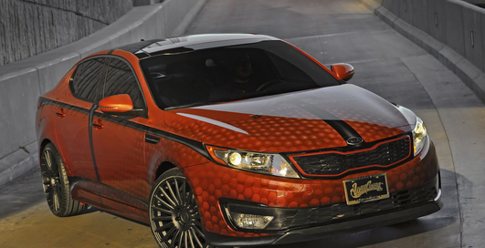 Из большого Kia сделали баскетбольный мяч (фото)