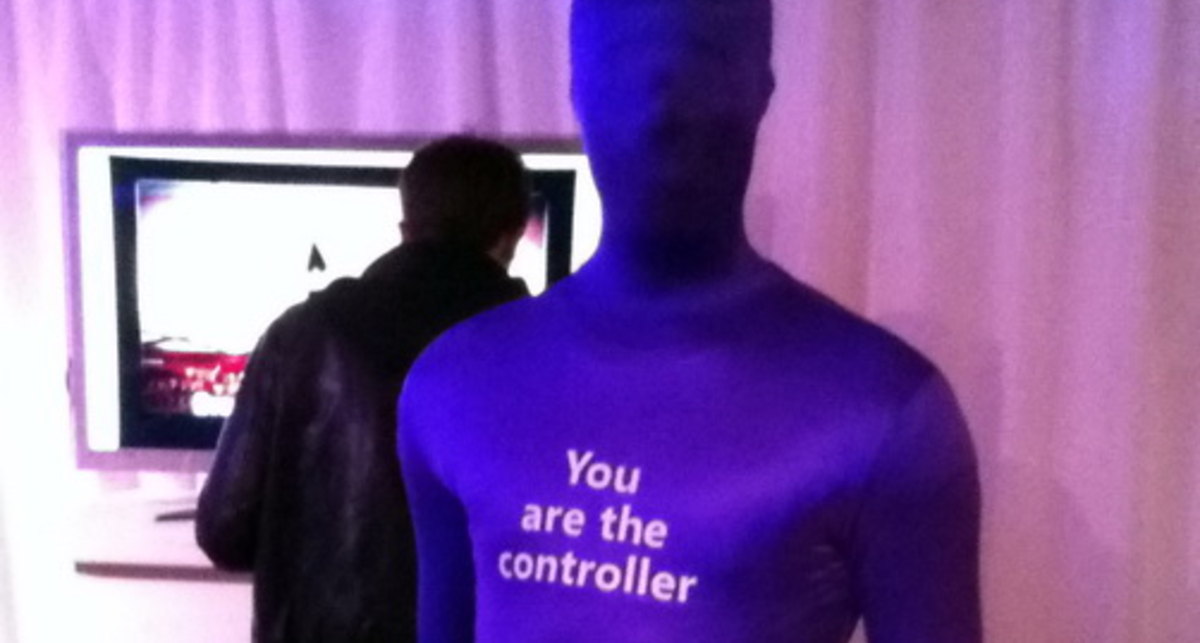 Kinect видит в темноте