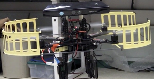 Kinect подарил "зрение" вертолету (видео)