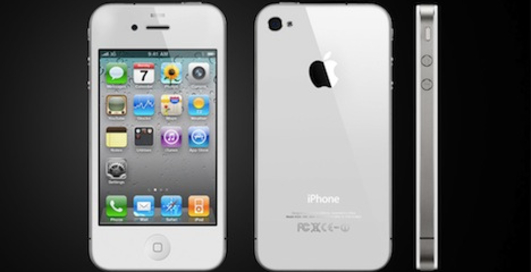 Apple начала продажи белого iPhone 4