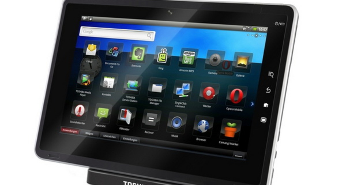 Компания Toshiba представила новый интернет-планшет Folio 100