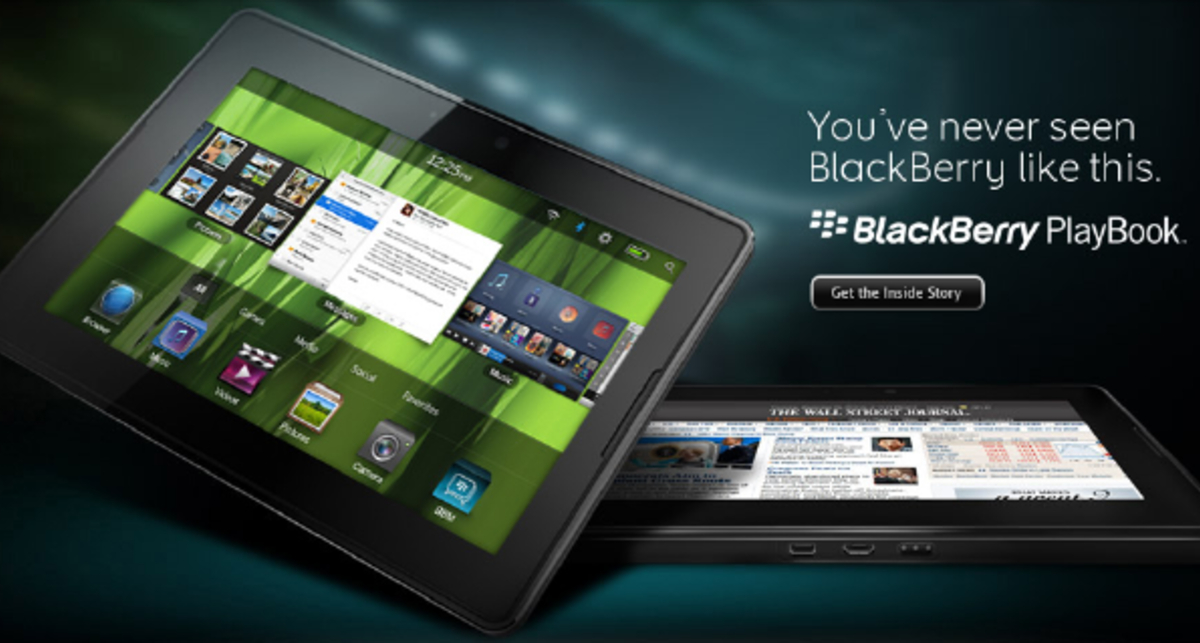 Компания RIM показала планшет PlayBook
