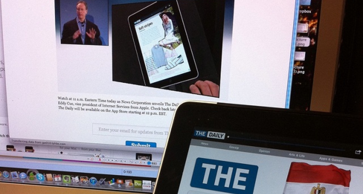 The Daily для iPad за месяц скачали сотни тысяч раз