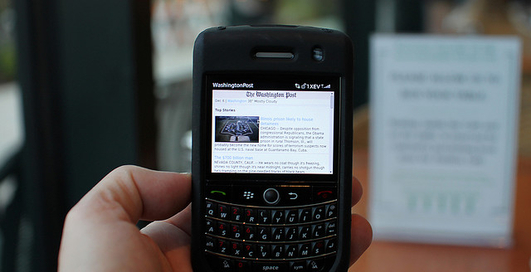 Производитель BlackBerry установил рекорд поставок