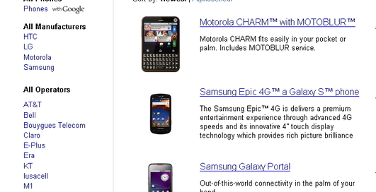 Google сделал базу Android-телефонов