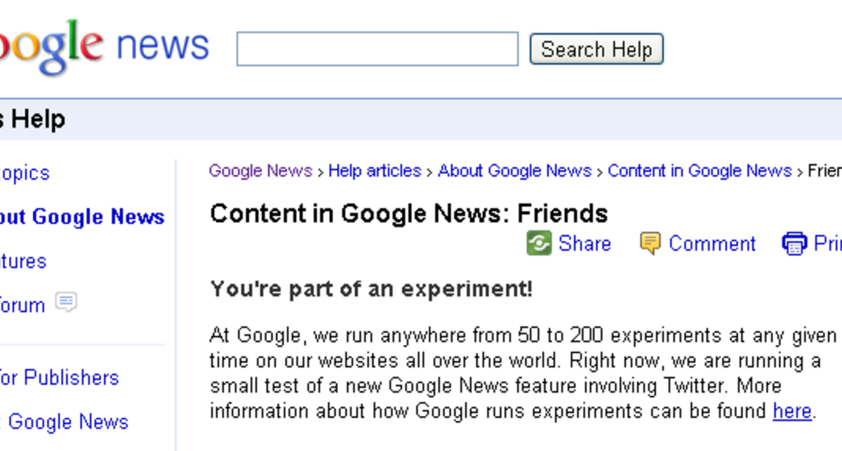 Google интегрирует  Google News и Twitter
